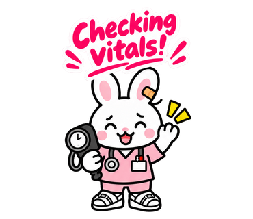 Checking vitals!