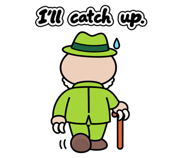 I'll catch up.